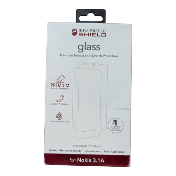 F3. ZAGG Invisible Shield Glass Screen Protector for Nokia 3.1A - Picture 1 of 2